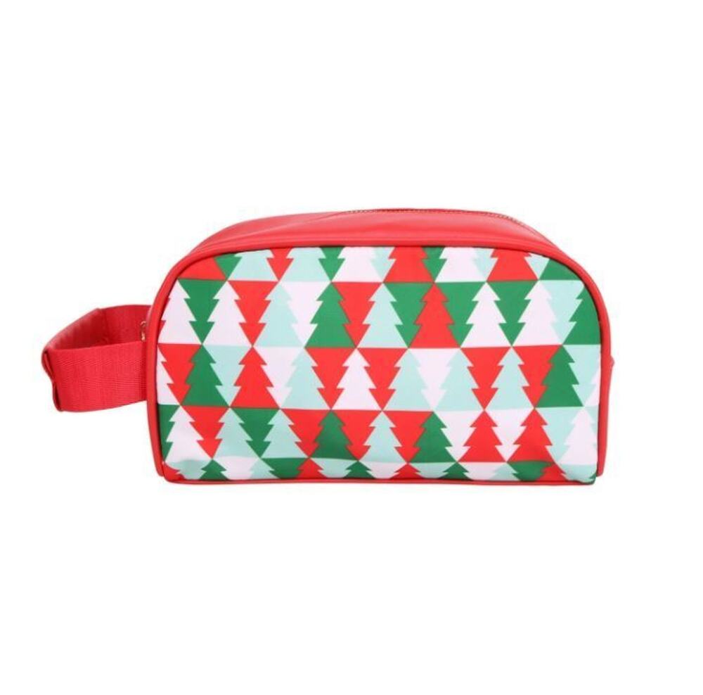 Montana West Christmas Tree Tote Weekend Toiletry Costmetic Bag NEW